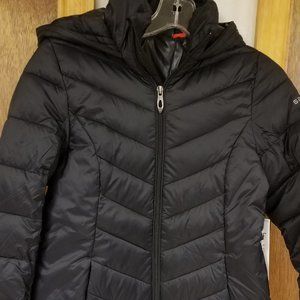 Girls Spyder Black Down Winter Jacket